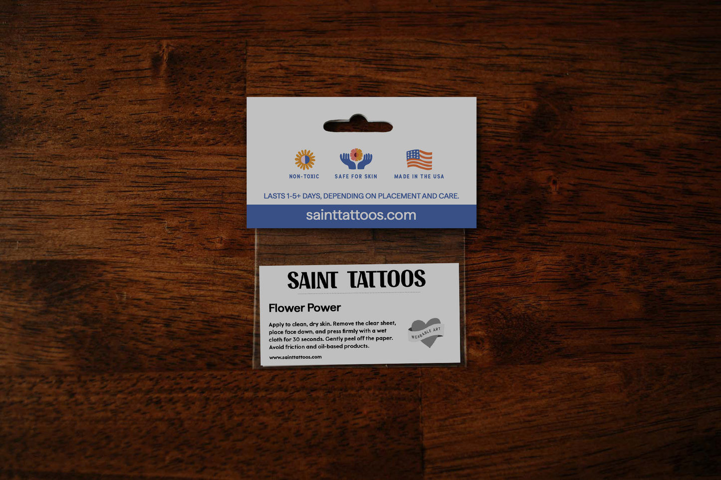 Flower Power Temporary Tattoos