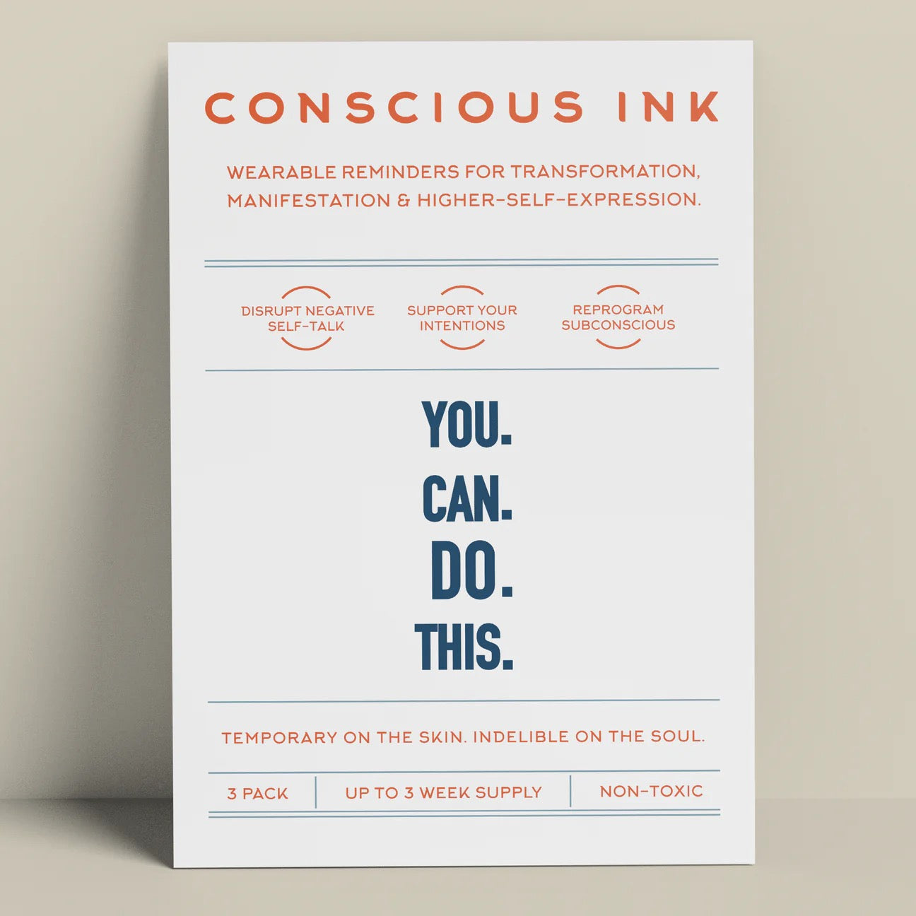 Conscious Ink 3-pack: You Can Do This