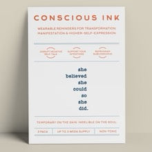 Conscious Ink 3-pack: She Believed She Could So She Did.