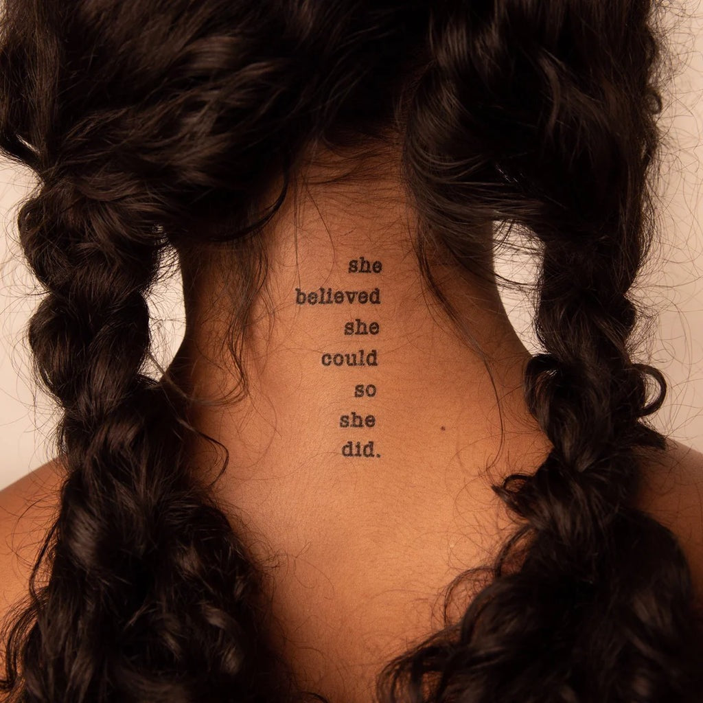 Conscious Ink 3-pack: She Believed She Could So She Did.