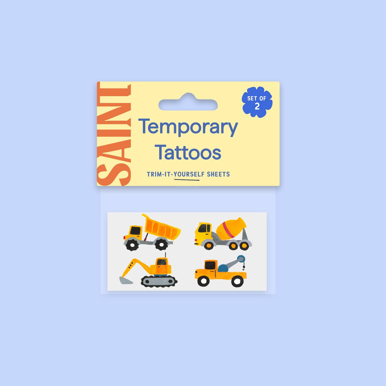 Construction Crew Temporary Tattoos