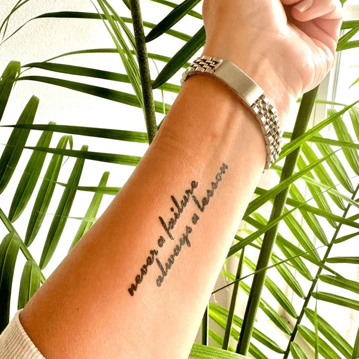 Conscious Ink 3-pack: Never a Failure Always A Lesson
