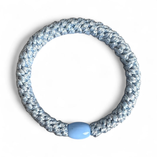 KKNEKKI Blue Ice hair tie
 on white background
