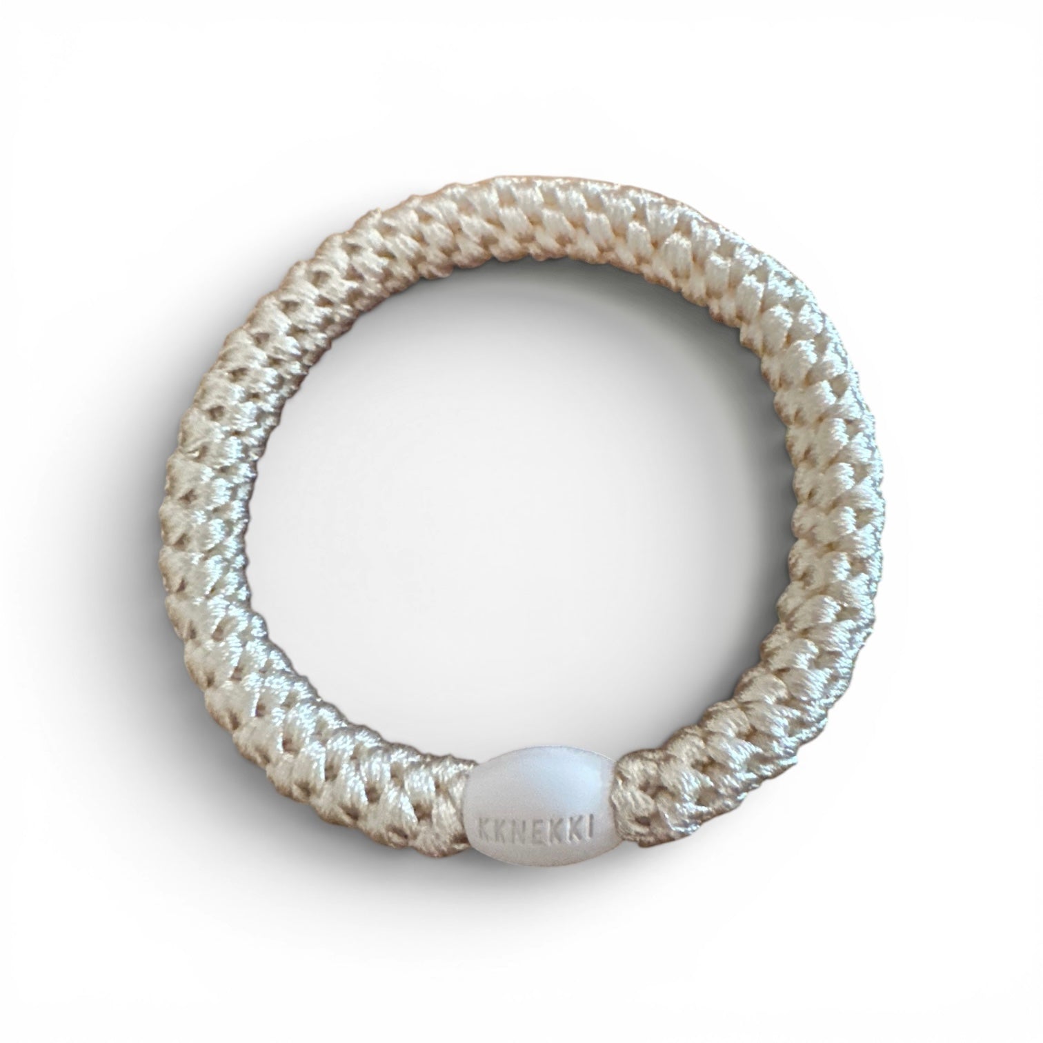 KKNEKKI Linen hair elastic on white background