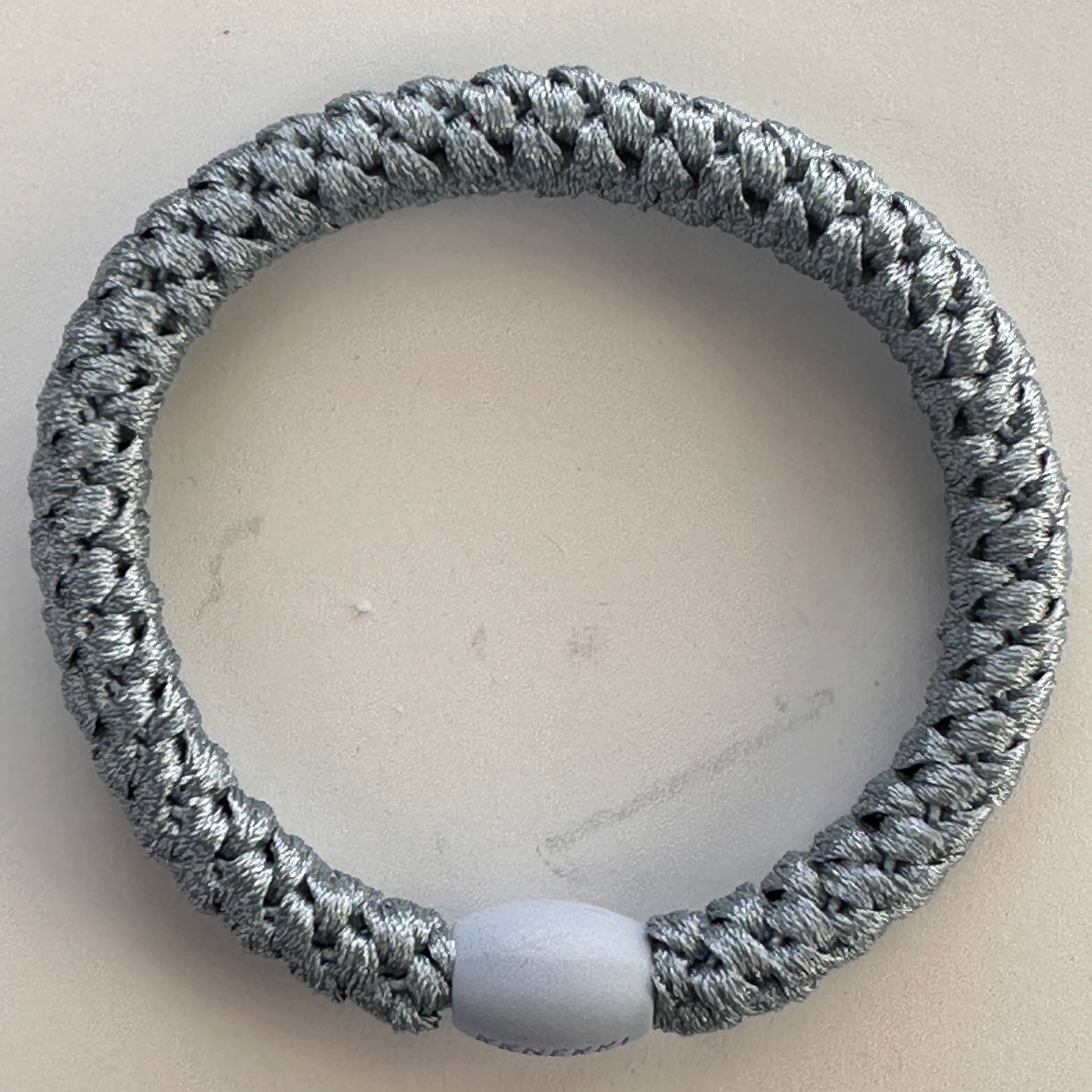 KKNEKKI Sea Blue hair elastic with white background