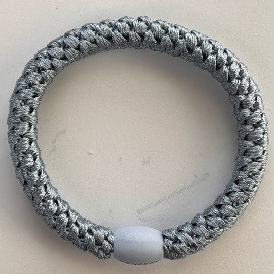 KKNEKKI Sea Blue hair elastic with white background