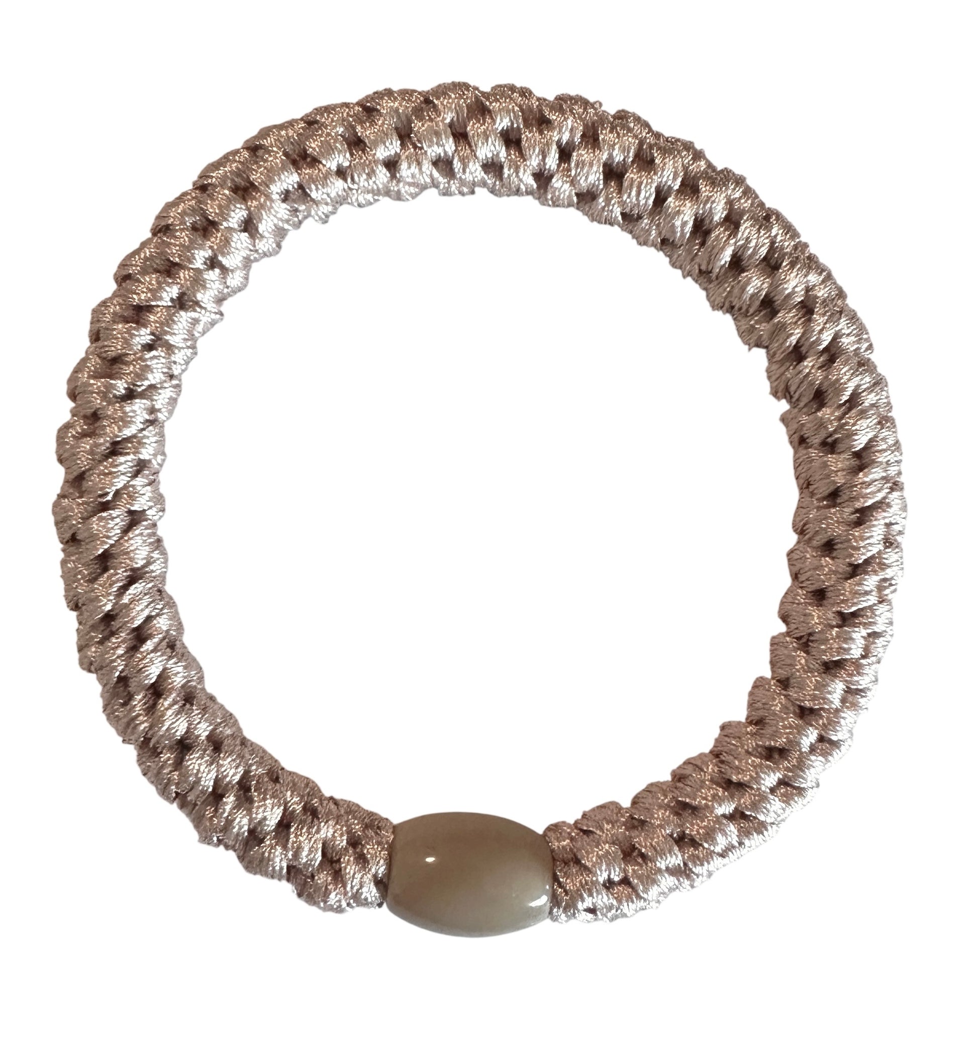 Wheat KKNEKKI hair tie on white background