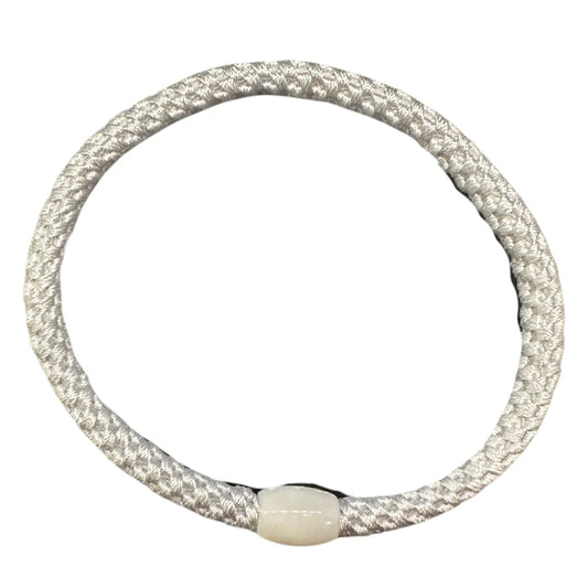 White Slim  KKNEKKI Hair Elastic