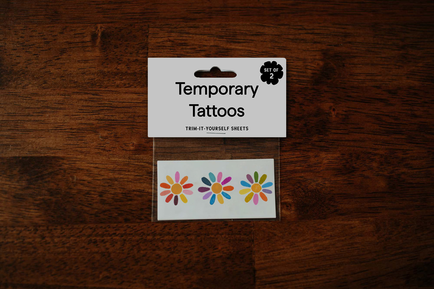 Flower Power Temporary Tattoos