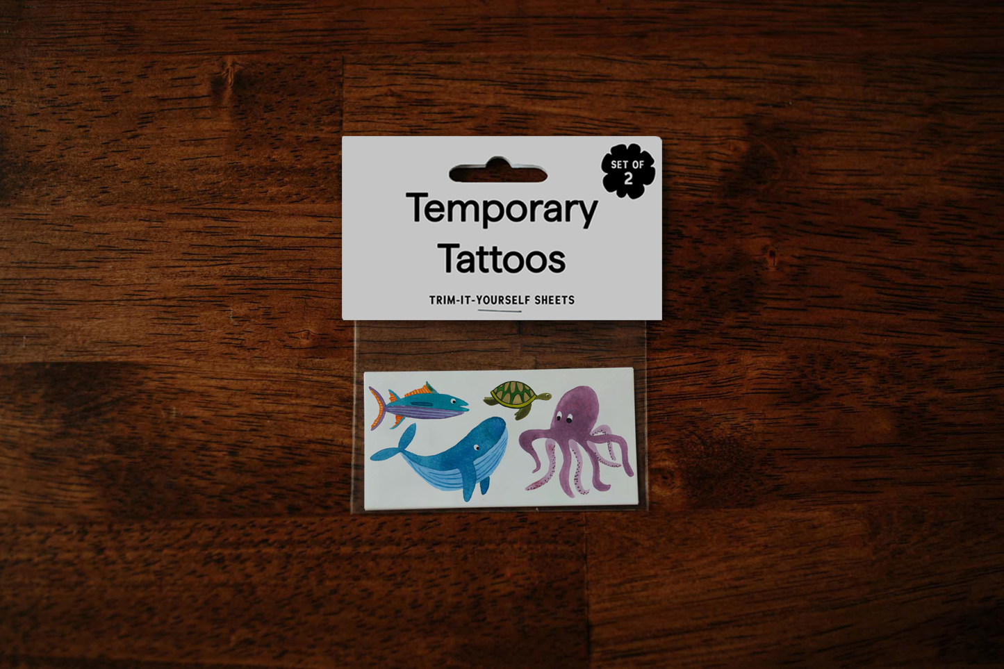 Wild Sea Temporary Tattoos