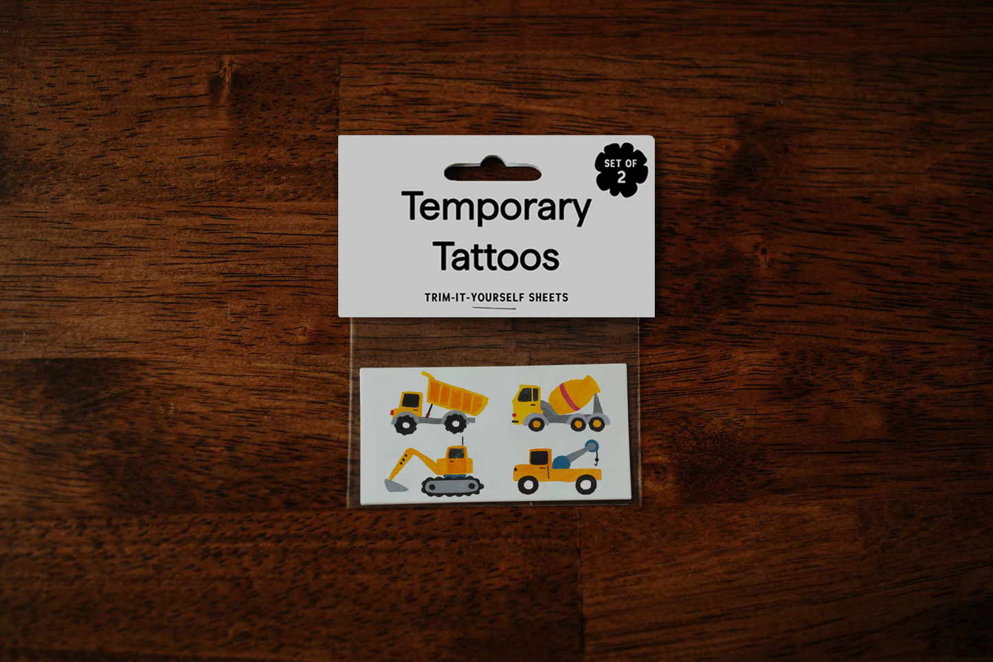 Construction Crew Temporary Tattoos
